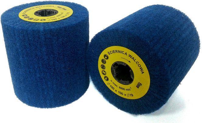 Globe Ruota lamellare cilindrica in tessuto non tessuto di zirconio 100 x 100 x 19 mm P40 (P40)