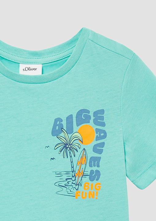 Actual product image S.Oliver T-Shirt Jersey-T-Shirt mit Frontprint (92)