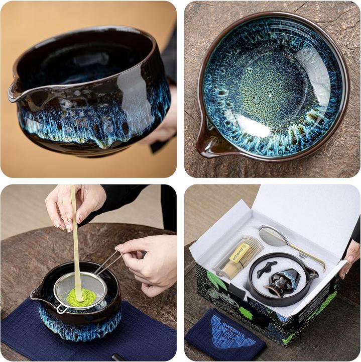 Produktbild Teanagoo 7-teiliges Matcha-Teeset mit Besen und Schale