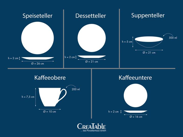 Productafbeelding CreaTable Valencia (30 Pcs.)