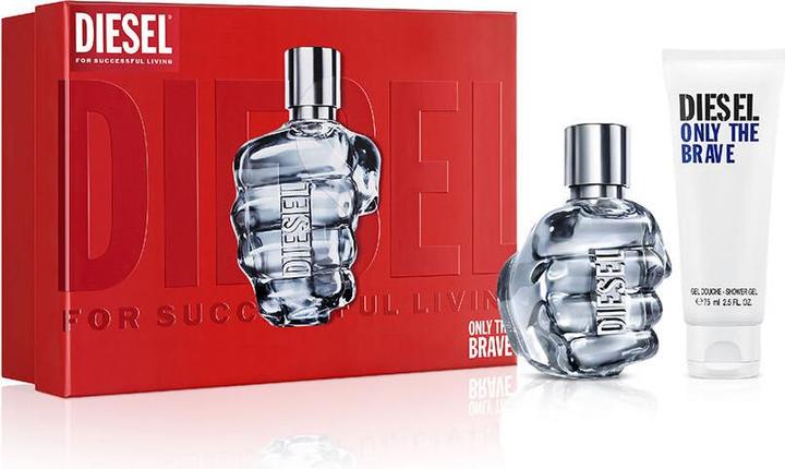Produktbild Diesel Only The Brave Gift Set EDT 50 ml and Shower Gel 75 ml 50ml (Eau de Toilette, 75 ml)