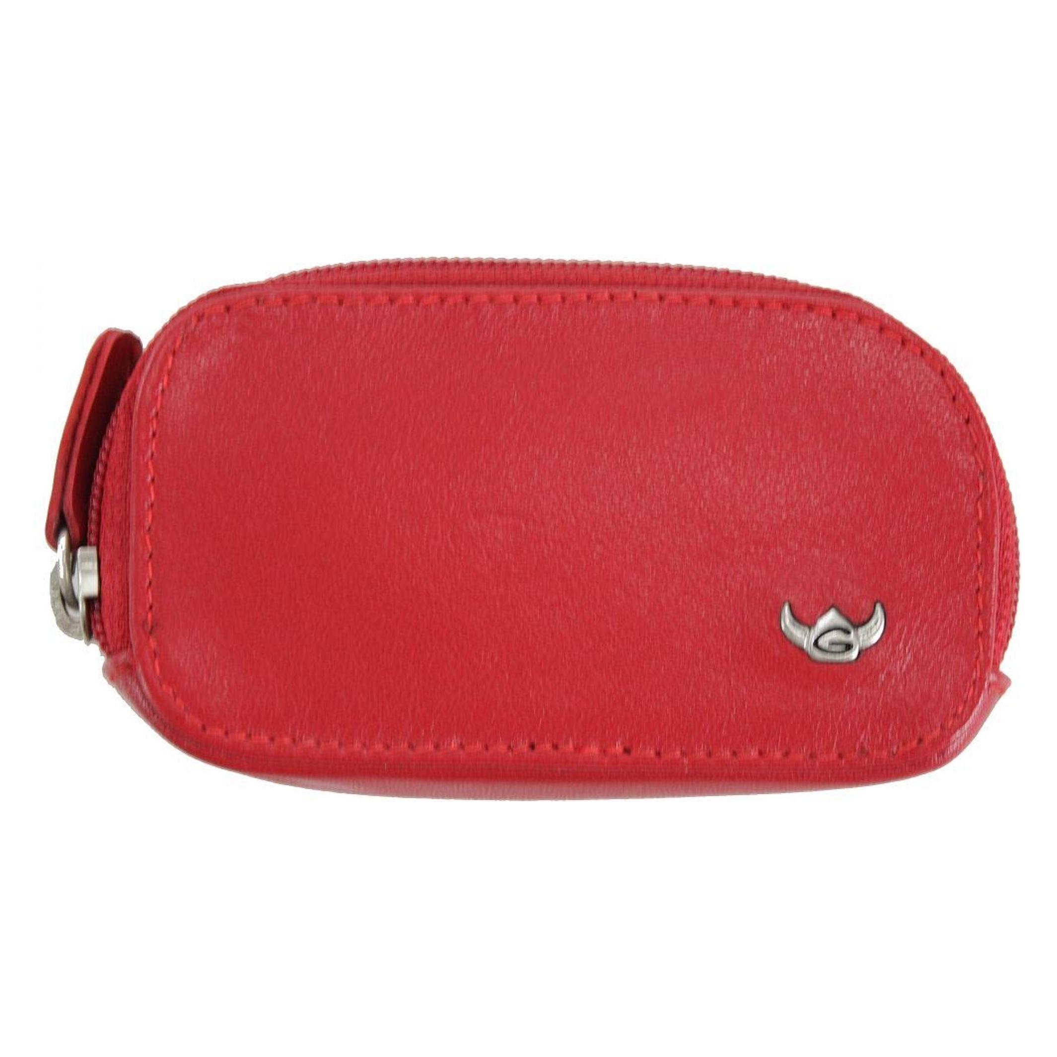 Golden Head, Herren, Portemonnaie, Polo Schlüsseletui Leder 9 Cm, Rot