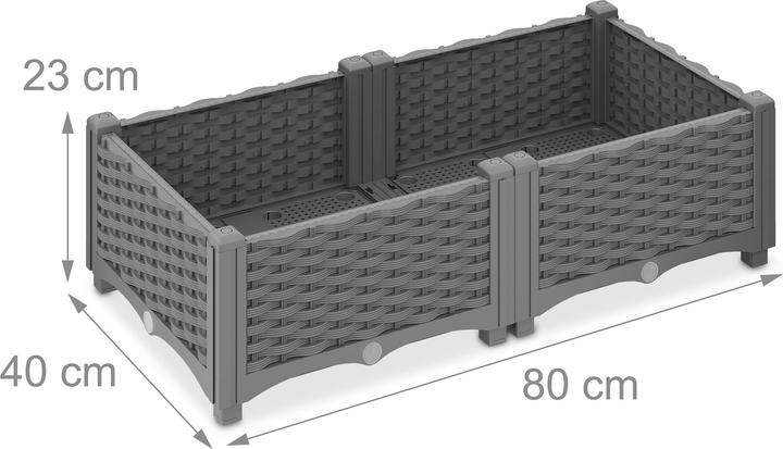 Actual product image Relaxdays Planter