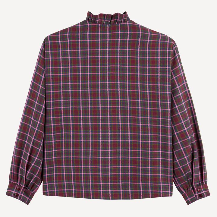 Produktbild La Redoute Collections Karierte Bluse mit langen Ärmeln (134)