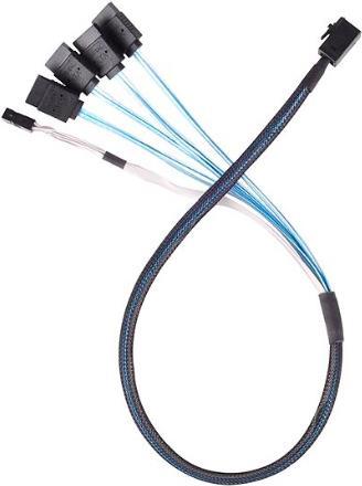 Actual product image Silverstone SST-CPS05-RE, SAS-HD cable, 12 Gb/s