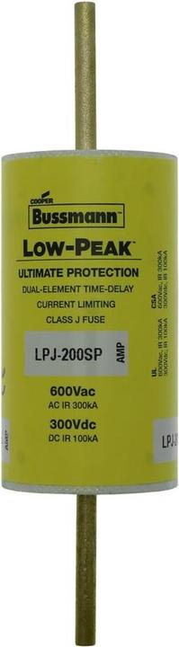Produktbild Bussmann Time-Delay Sicherung ( x L) 4.14 mm x 14.61 mm 175 A 600 V/AC Trge -T- LPJ-175SP Inhalt (175 A)