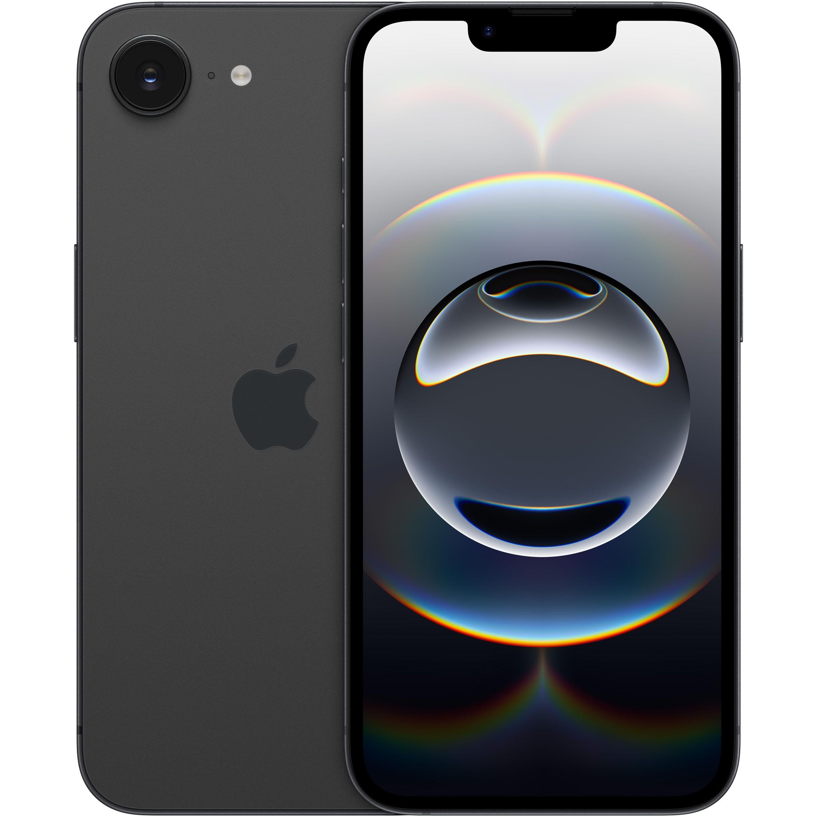 Apple iPhone 16e (512 GB, Black, 6.10", Dual SIM, 48 Mpx, 5G), Smartphone, Schwarz