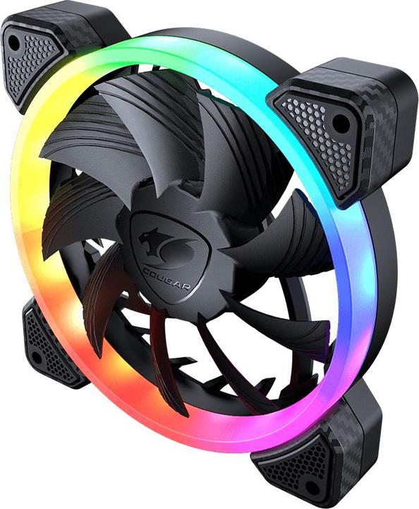 Cougar Ventilatore di bocchette Vortex VK RGB 12cm (Noir) (120 mm, 1x)