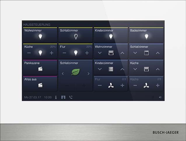 Produktbild Busch-Jaeger BJ IP touch 7 LAN/WLAN H8236-4W-03 (Indoor)