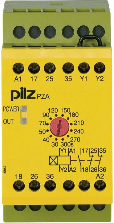 Actual product image Pilz 774029 PZA 300/24VDC 1n/o 2n/c