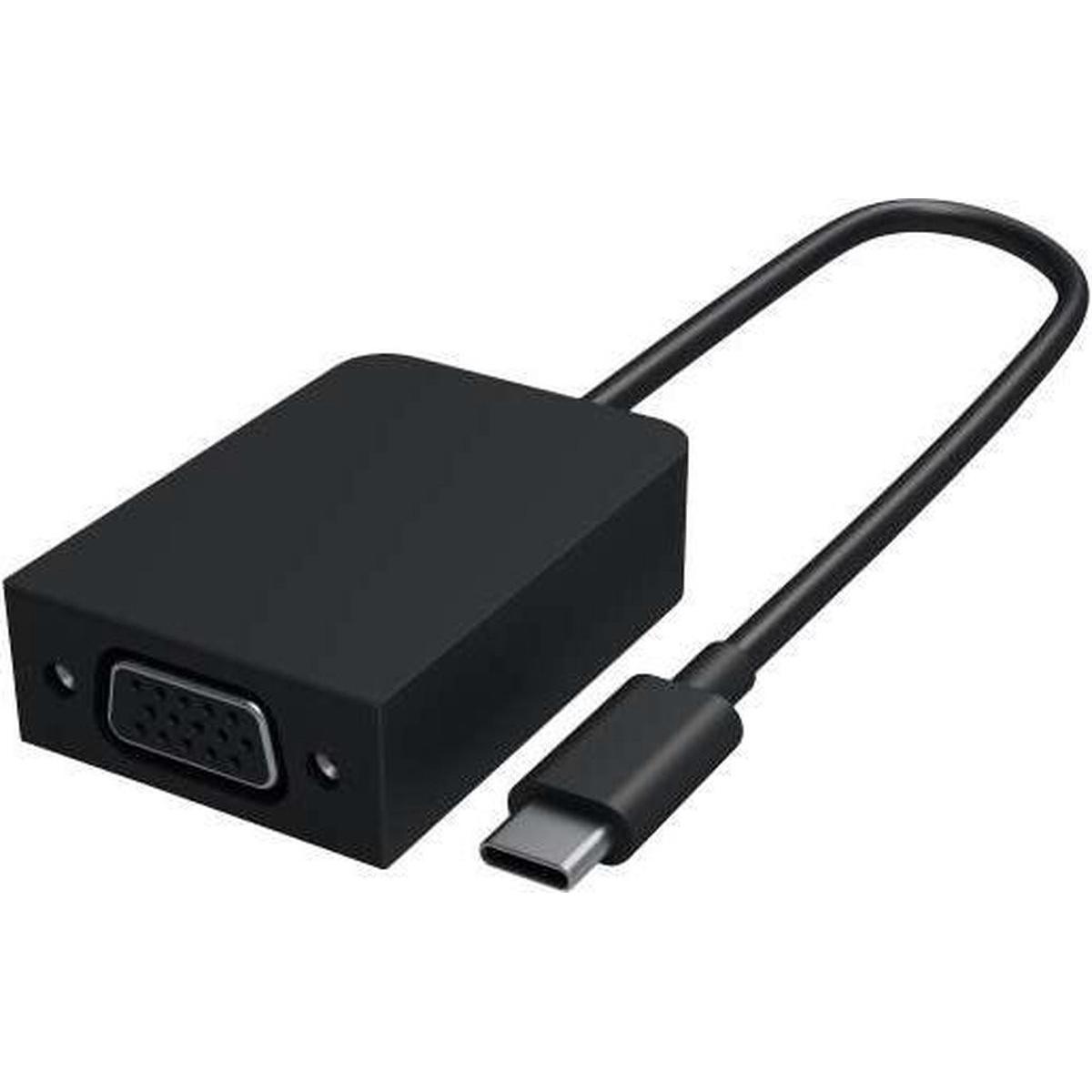 Microsoft Nero Adattatore Da Usb-C A (Vga) (Usb-C), Adattatore Dati + Video,