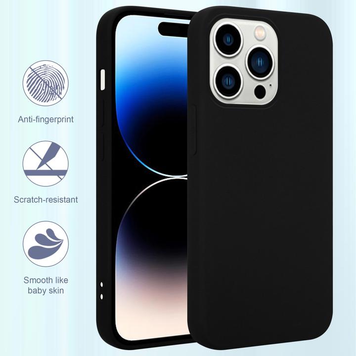 Produktbild Cadorabo Hülle für Apple iPhone 14 PRO im TPU Liquid Silicone Case Style (Apple iPhone 14 Pro)