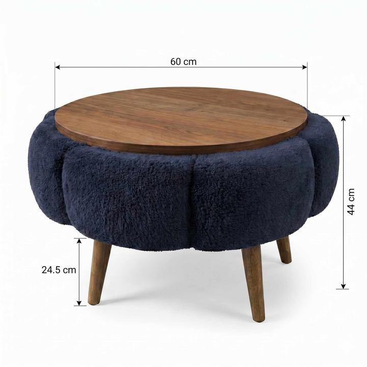 Actual product image Homitis Papatya 60 Coffee Table (60 x 60 x 44 cm)