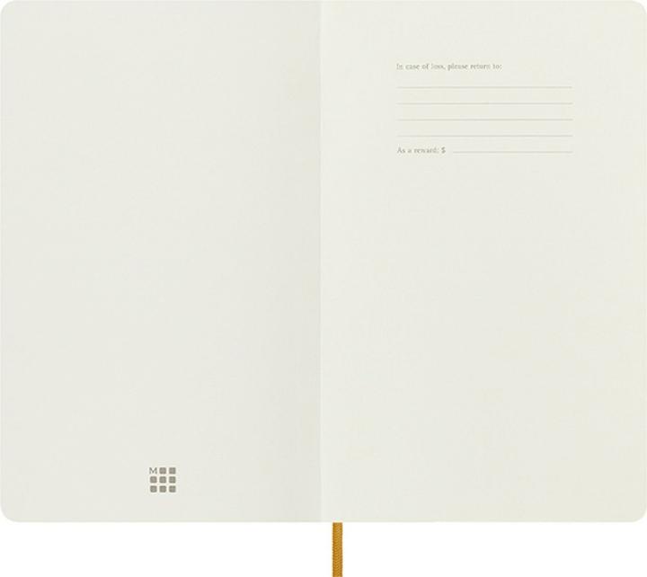 Image du produit Moleskine Couverture en cuir pour ordinateur portable (130 x 210 mm, À rayures, Couverture souple)