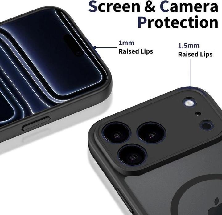 Image du produit Tech-Protect BasicMag MagSafe Case for iPhone 17 Pro - Matte Black (Apple iPhone 17 Pro)