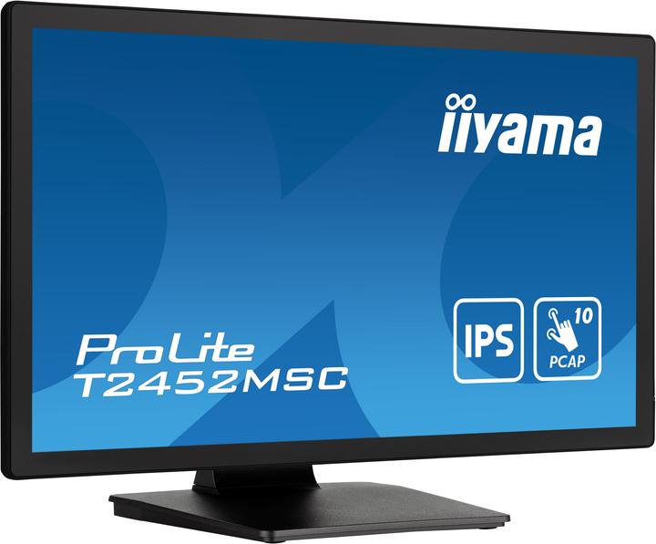 Produktbild iiyama TFT T2452MSC 60.5cm IPS TOUCH 24"/1920x1080/HDMI/DP/2xUSB (1920 x 1080 Pixel, 23.80")