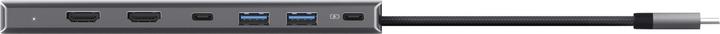 Produktbild Trust DALYX 7-in-1 Multiport Adapter (USB-C, 7 Ports)