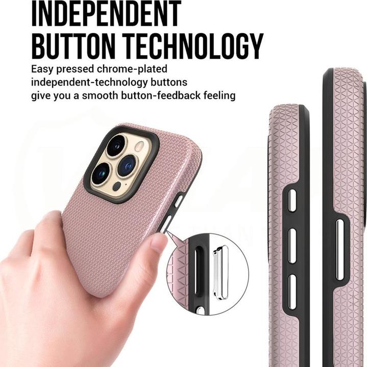 Actual product image Vmax Traingle Case for Samsung Galaxy S24 Plus rose gold (Samsung Galaxy S24+)