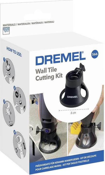 Produktbild Dremel 566 Fräsvorsatz Keramik-Wandfliesen