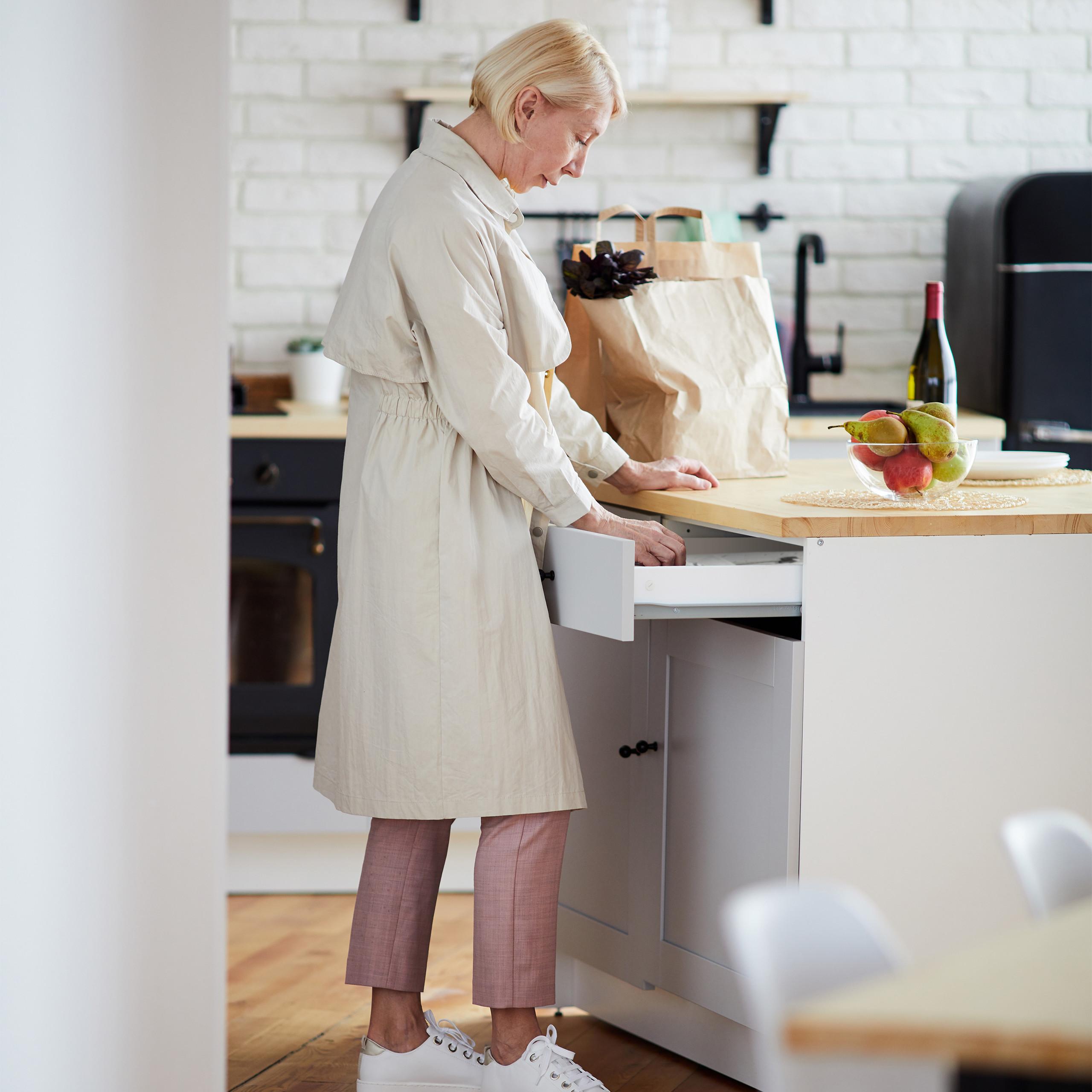 Thumbnail - Relaxdays Besteckkasten, Besteckkasten, Grau