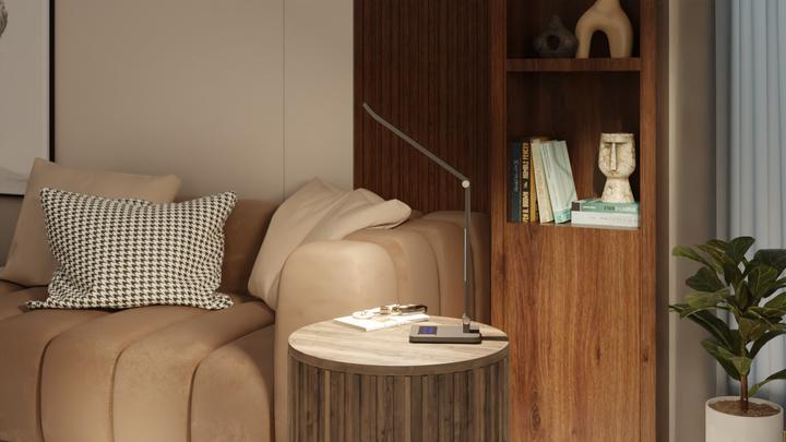 Image du produit Hansa Lampe de bureau Tide gris métallisé 9 W (480 lm)