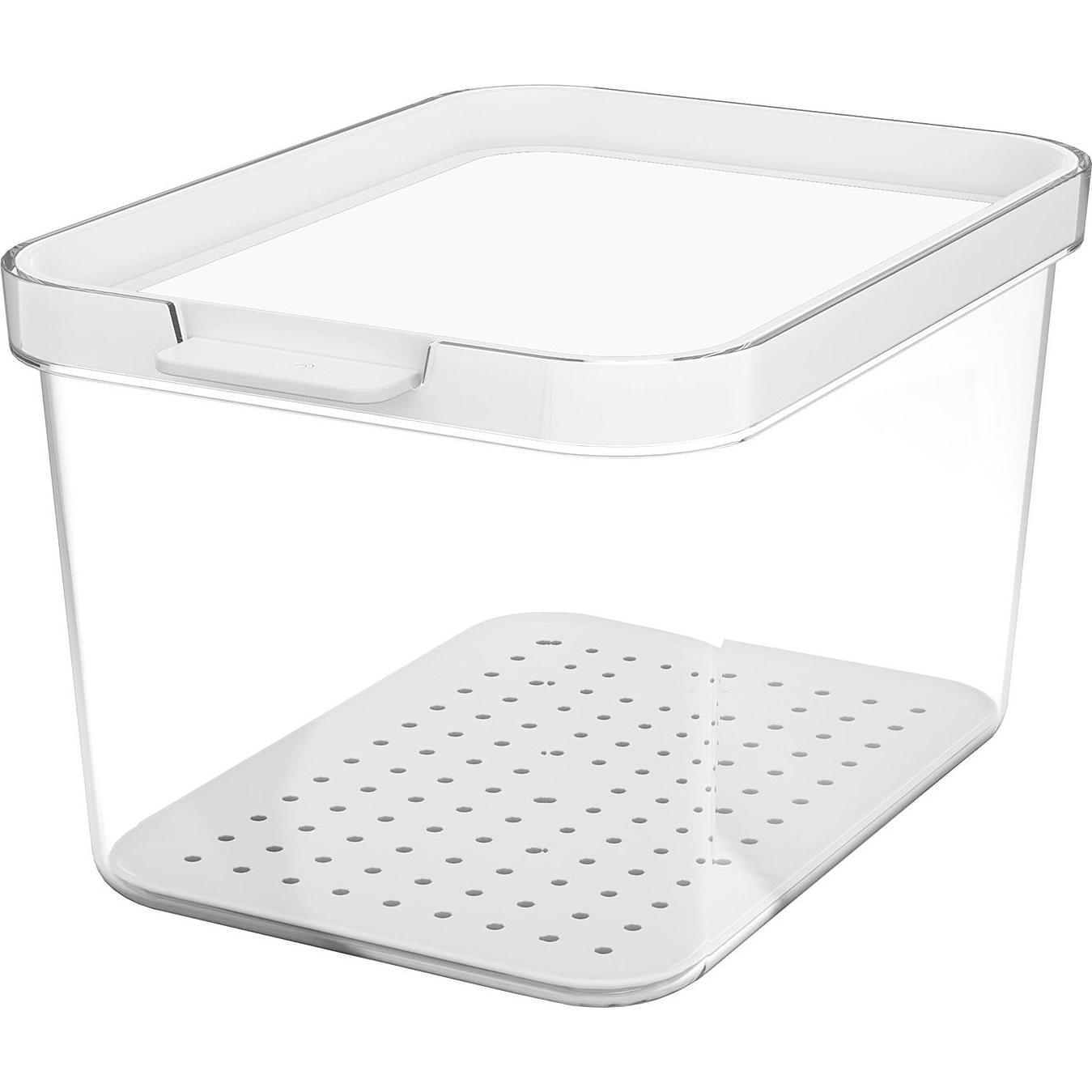 Rotho Kühlschrankorganiz.Cauma 2,15l, Küchen Organizer, Weiss
