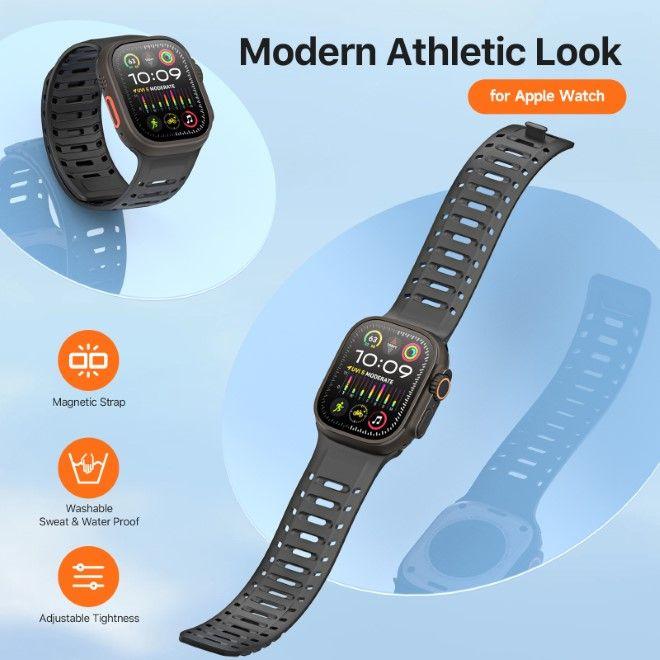 Image du produit Dux Ducis CS Armband (49 mm, 45 mm, 46 mm, 44 mm, 42 mm, Aimants, Silicone, Aluminium)