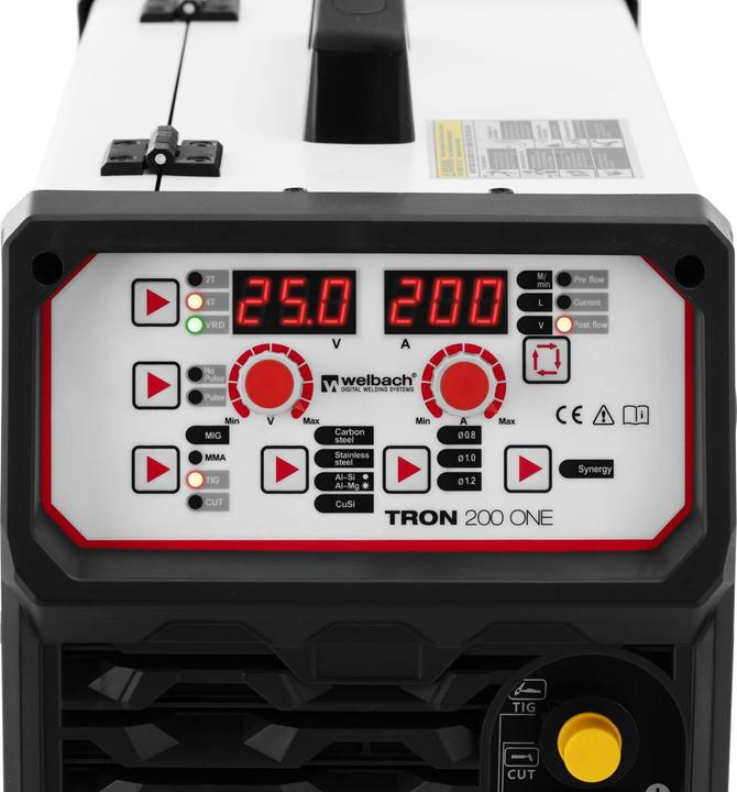 Produktbild Stamos welbach 4in1 Kombi-Schweissgerät MIG/MAG WIG Plasma E-Hand IGBT 200 A Synergie