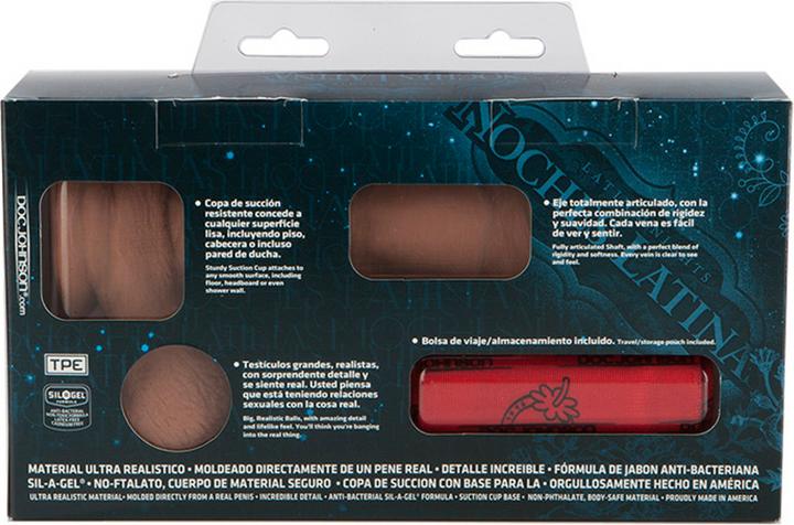 Actual product image Doc Johnson Noches Latinas - Pene Real Testiculos