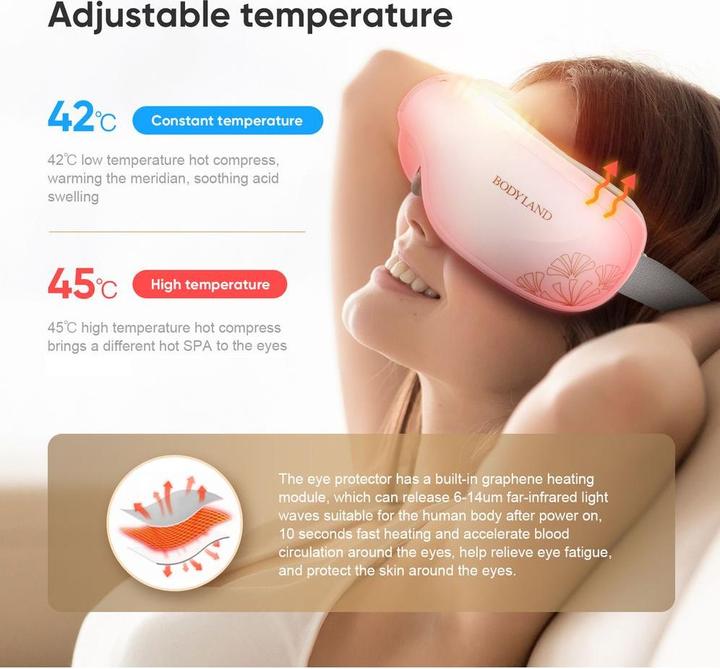 Produktbild Bodyland Faltbare Augenmassage Brille