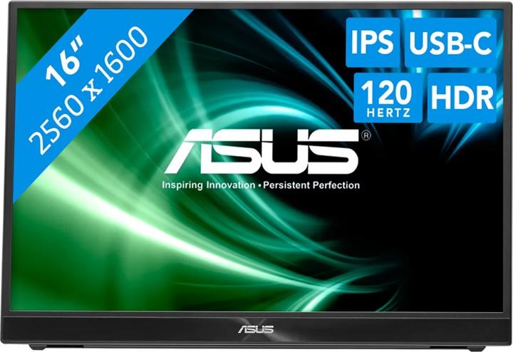Actual product image ASUS ZenScreen MB16QHG (2560 x 1600 pixels, 16")