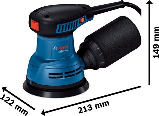 Immagine prodotto Bosch Professional GEX 125 (Levigatrici rotorbitali, 290 W)
