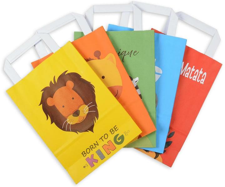 Elco Geschenktüte Color Animal 18 x 8 x 26 cm, 10 Stück (10x)