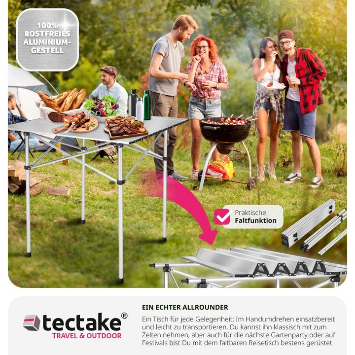 Actual product image tectake Folding table