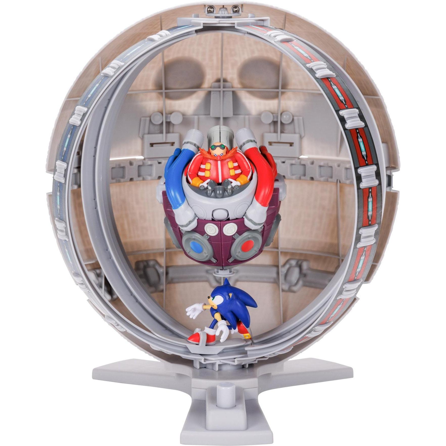 Jakks Pacific Multicolore Sonic - Playset Uovo Della Morte Da 6,5 Cm Con Sonic (417024)