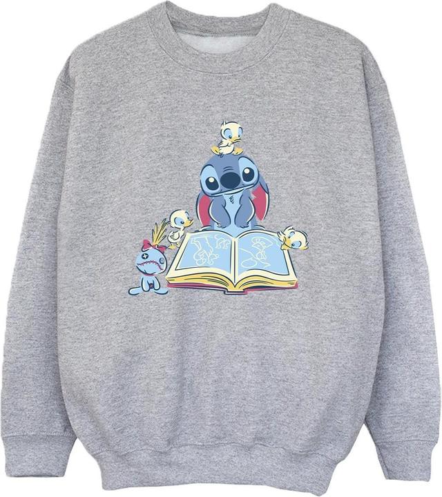 Produktbild Disney Lilo & Stitch Reading A Book Sweatshirt Jungen (152, 158)