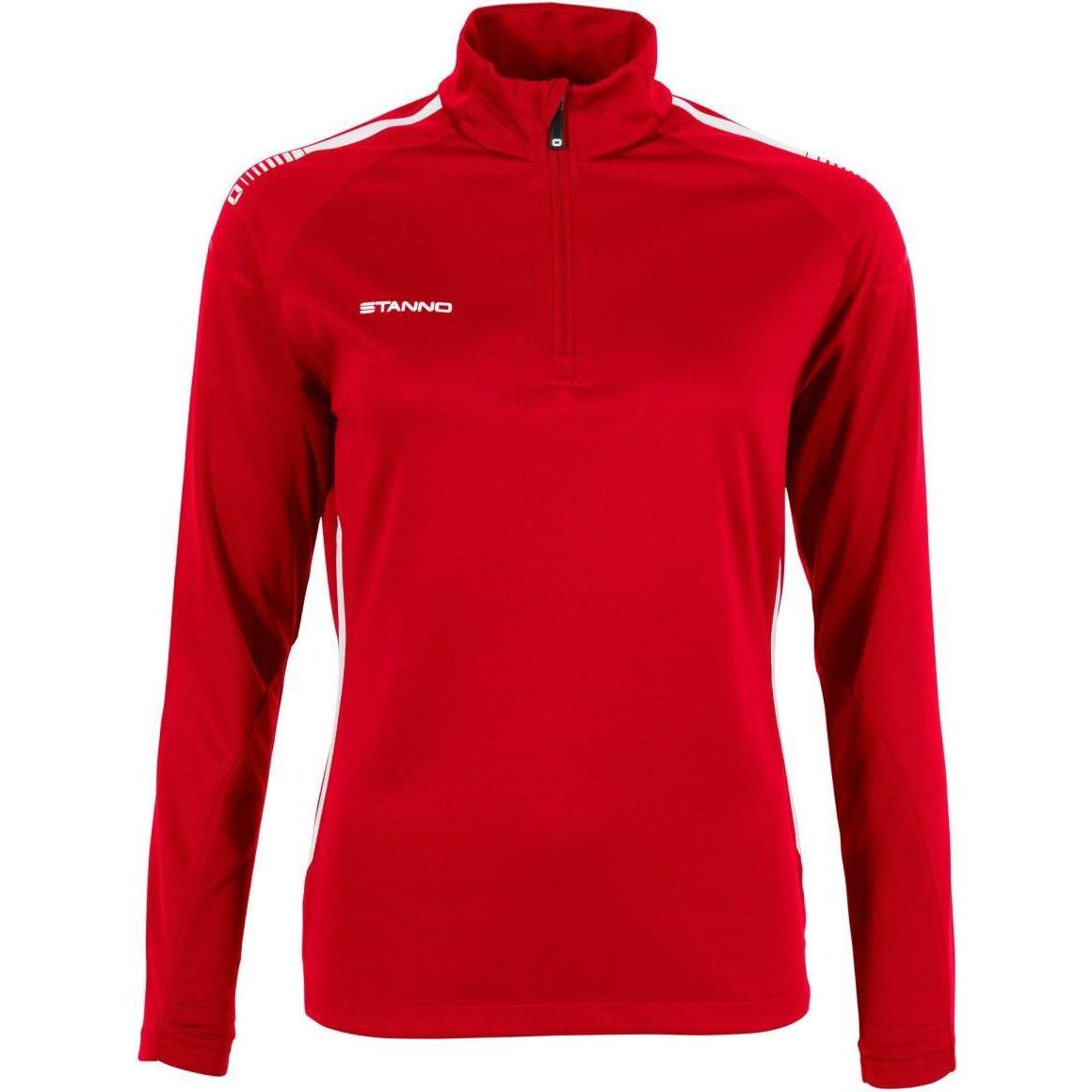 Stanno, Damen, Pullover, First Quarter Zip Top Ladies, Rot, (M)