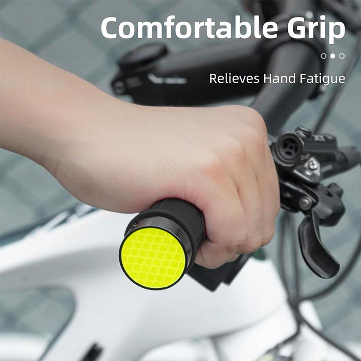 Produktbild Rockbros 40720007001 bicycle grips with reflector - black