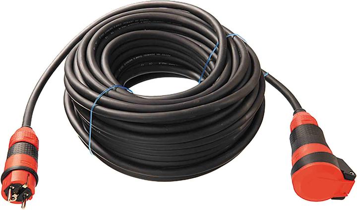 Actual product image As - Schwabe as-Schwabe SCHUKOultra Pro extension cable 50.0 m black (50 m, CEE 7/3)
