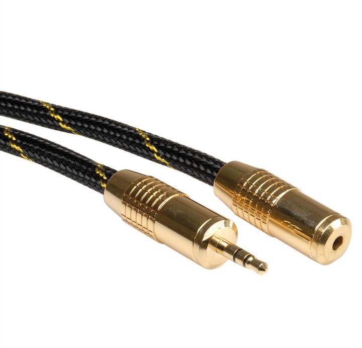 Produktbild Roline Gold Audio Verlängerungskabel (2.50 m, AUX Kabel)