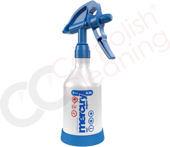 Produktbild Kwazar Sprühflasche Mercury Super Pro plus 0,5 L, weiss / blau, 8,9 x 8,9 x 29 cm (0.50 l)