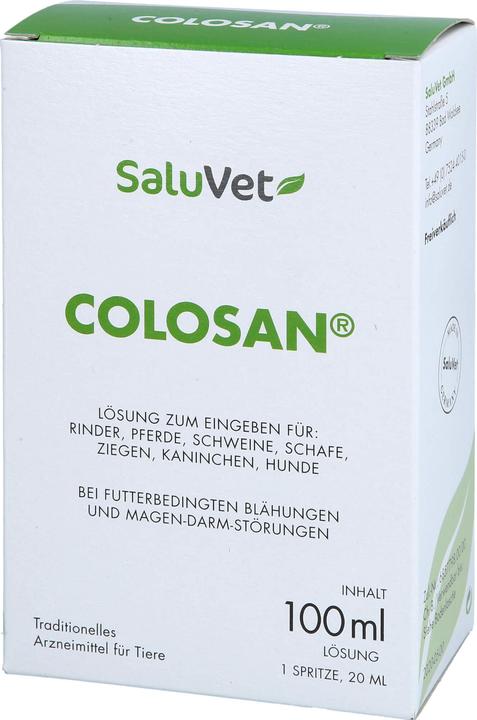Actual product image Colosan Dr Schaette solution for feed-related flatulence and gastrointestinal disorders for cattle (100 ml)