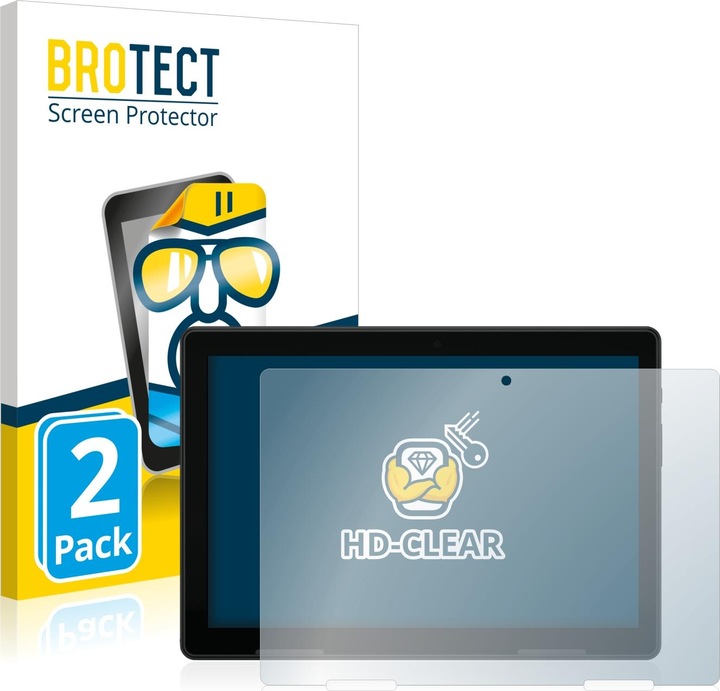 Produktbild BROTECT Schutzfolie Displayschutz Klar (2 Stück, Lifetab E10814)