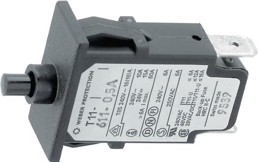 Immagine prodotto Schurter Interruttore automatico, termico, 6A, IP00 / IP40