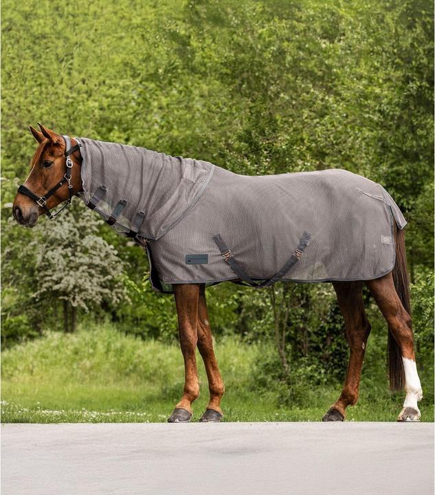 Waldhausen Fly neck piece Comfort for horses grey thoroughbred