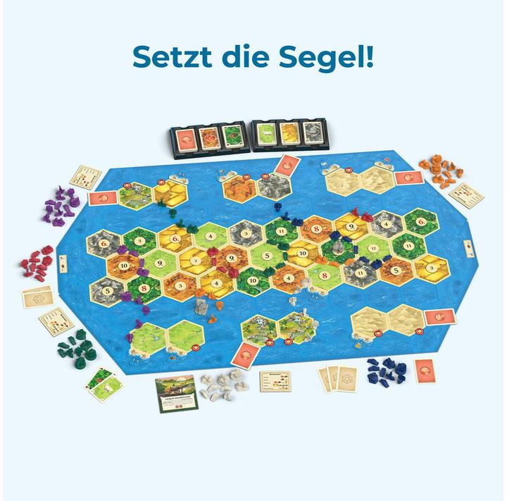 Productafbeelding Kosmos CATAN - Zeevaarders - Uitbreiding voor 5-6 spelers (Duits, 5 - 6 Spelers)