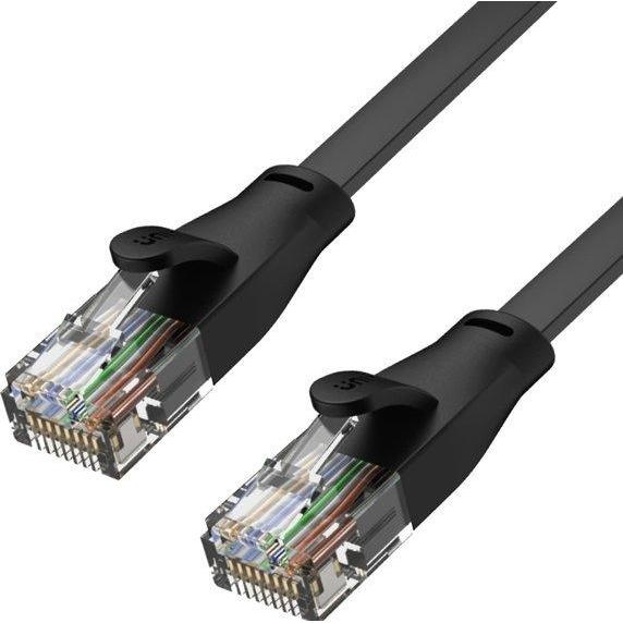 Unitek Cavo sieciowy płaski Ethernet Cat.6 0,3 m (CAT6, 0.30 m), Cavo di rete