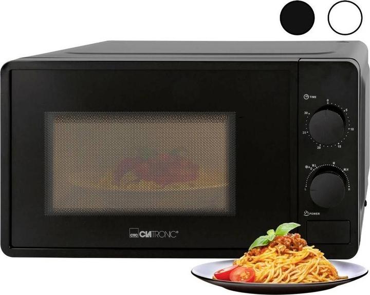 Produktbild Clatronic Mikrowelle MW 791 20L 700 Watt MW 785 (schwarz) (20 l)