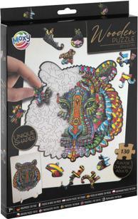 Grafix Wooden puzzle tiger colourful 130 pieces FSC (130 pieces)