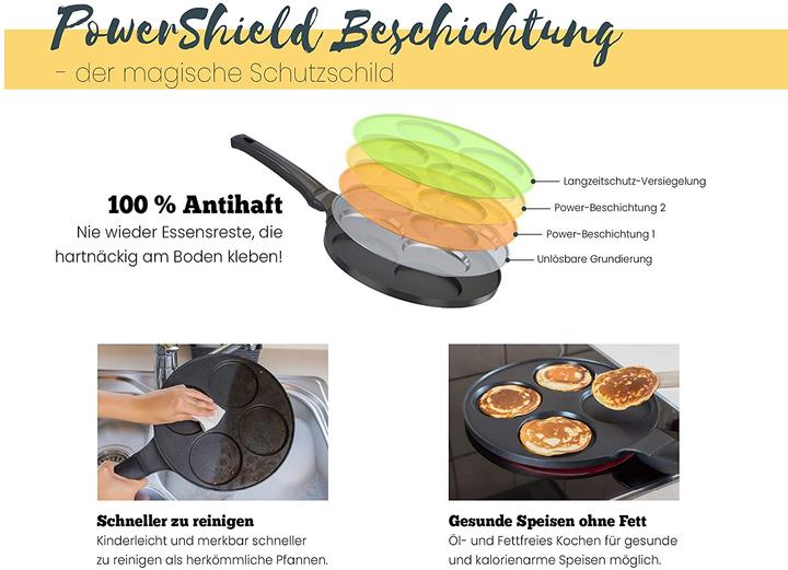 Image du produit Endusor Poêle à crêpes (26 cm, Poêle à frire, Fonte d'aluminium)